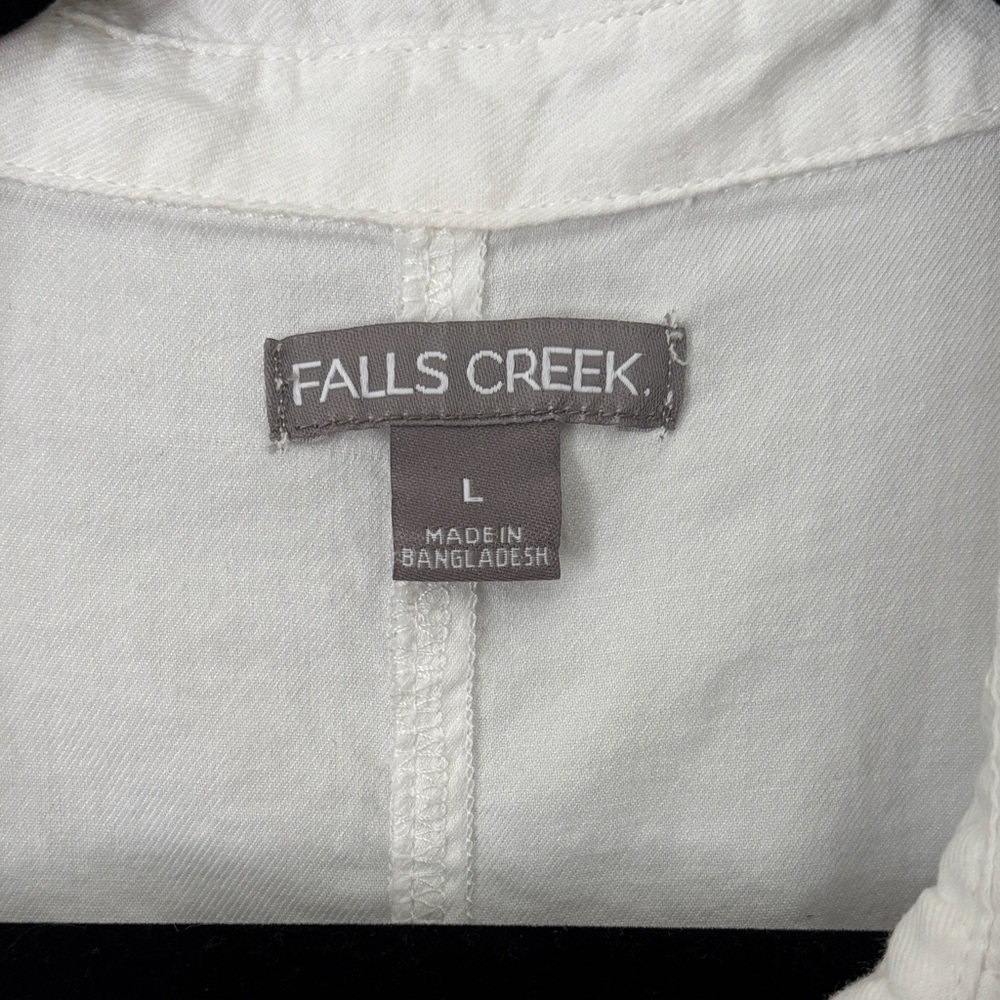 Falls‎ Creek White Button-Down Shirt - Picture 2 of 3